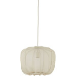 Light&living - suspension - plumeria - beige blanc - textile -