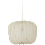 Light&living - suspension - plumeria - beige blanc - textile -