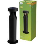 Lampadaire d'extrieur solaire philips led 929004659101 avery led led intgre 1. 8 w noir y637543