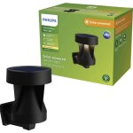 Led avery 929004658901 applique solaire extrieure avec dtecteur de mouvement led 1. 8 w noir - philips ...