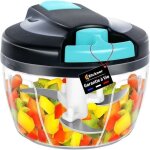 (comme limage montr�e)mini hachoir manuel 550ml coupe oignon mixeur manuel acier inoxydable 3 lames pour ...