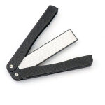 Lime diamant�e pliante double face pour aff�ter les lames, s�cateurs, burins