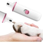 Lime � griffes pour chien, coupe - griffes ultra silencieux, lime � griffes �lectrique rechargeable par ...