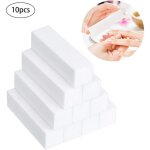 Lime à ongles carrée en éponge, tampon de polissage, bloc de ponçage, grain, outil de manucure, blanc, ... Lime à ongles carrée en éponge, tampon de polissage, bloc de ponçage, grain, outil de manucure, blanc, ...