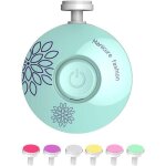 Lime � ongles �lectrique pour b�b�, ciseaux de s�curit� avec 6 tampons, coupe et polissage
