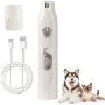 Lime � ongles �lectrique pour chiens et chats, ultra - silencieuse, avec 3 vitesses et 3 embouts d'aff�tage. ...