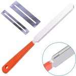 Lime ronde pour frettes de guitare moon sound, lime plate en acier inoxydable pour guitare, protge - ...