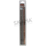 Lime ronde ozaki pour cha�ne de tron�onneuse 3 / 8 et . 404. �: 5, 2mm, l: 20cm. blister de 2 limes.
