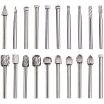 Lime rotative 20 pi�ces, jeu de limes en carbure, t�tes de lime rotatives hss, outil rotatif dremel, ...