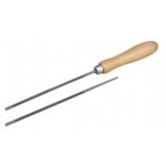 Lime tron�onneuse avec manche bois � 4, 8 x 200 mm outifrance