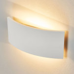 Lindby - applique murale � intensit� variable 'naike' en pl�tre pour couloir