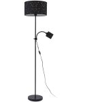 Lampadaire tissu 'melanie' en métal pour salon & salle à manger Lampadaire tissu 'melanie' en métal pour salon & salle à manger