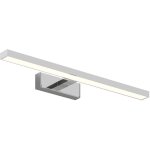 Lindby - led applique murale 'jukka' en aluminium pour salle de bain
