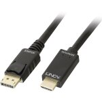Câble adaptateur lindy displayport / hdmi fiche mâle displayport, fiche mâle hdmi - a 0. 50 m noir 36920 ... Câble adaptateur lindy displayport / hdmi fiche mâle displayport, fiche mâle hdmi - a 0. 50 m noir 36920 ...