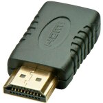 41208 hdmi adaptateur [1x hdmi mle - 1x hdmi femelle c mini] noir s210372 - lindy