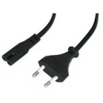 Lindy - c�ble de raccordement alimentation [1x fiche euro m�le - 1x prise femelle c7] 5. 00 m noir c245801 ...