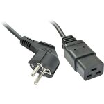 C�ble de raccordement lindy alimentation [1x prise m�le + contact de protection - 1x secteur m�le 16 ...