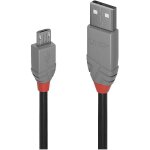 C�ble usb usb 2. 0 usb - a m�le, usb - micro - b m�le 5. 00 m noir, gris 36735 s214462 - lindy
