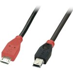 Cble usb usb 2. 0 usb - micro - b mle, usb - mini - b mle 1. 00 m noir avec fonction otg 31718 c232381 ...