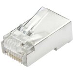 Lindy - fiche rj45 stp cat 62406 mle, droit nombre de ples 8 transparent 10 pc(s)