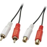 Rallonge lindy 35671 cinch - rca audio [2x cinch - rca mle - 2x cinch - rca femelle] 2. 00 m noir c188081 ...