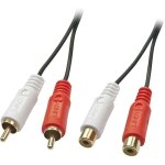 Audio cable 2xphono stereo 10m 2xrca jack male / female gold plated