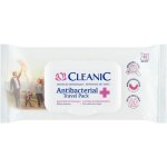 Lingettes antibact�riennes cleanic, pack de voyage de 40 pi�ces - hygi�ne en voyage