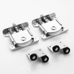 Linghhang - lot de 2 roulette porte coulissante placard, pi�ces de porte coulissantes pour porte de garde ...
