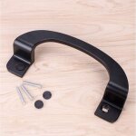Linghhang - 2pcs poignée de porte coulissante noire en alliage d'aluminium pour balcon, salle de bain, ... Linghhang - 2pcs poignée de porte coulissante noire en alliage d'aluminium pour balcon, salle de bain, ...