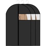 Linghhang - lot de 3 housses  vtements en peva 60x120cm housse de protection pour vtements anti poussire ...