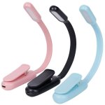 Linghhang - lot de 3 mini lampes de lecture  led, lampe de chevet flexible rechargeable par usb, lampe ...