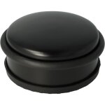 Linghhang - butée de porte en acier inoxydable noir, ronde d'un poids de 1, 2 kg, ? 10 cm, hauteur 4 ... Linghhang - butée de porte en acier inoxydable noir, ronde d'un poids de 1, 2 kg, ? 10 cm, hauteur 4 ...