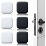 Linghhang - butée de porte murale blanche / noire 45 mm x 45 mm, lot de 6, butées de porte en caoutchouc ... Linghhang - butée de porte murale blanche / noire 45 mm x 45 mm, lot de 6, butées de porte en caoutchouc ...