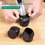 Linghhang - ensemble de 5 pi�ces de retenue de rouleau, couvre - pieds de chaise coulissants, couvre ...