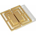 Linghhang ? ensemble de 6 poign�es de tiroir en laiton dor� ? finition cuivre bross� ? entraxe 32 mm ...