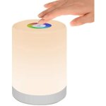 Linghhang - lampe de table de chevet intelligente led portable, commande tactile  intensit variable, ...
