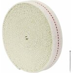 Linghhang - m�che (blanche), m�che � huile plate de 500 cm en coton, m�che de rechange, largeur de m�che ...