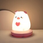Linghhang - veilleuse led cochon rose mignon, lampe de chevet rechargeable 3 couleurs pour chambre à ... Linghhang - veilleuse led cochon rose mignon, lampe de chevet rechargeable 3 couleurs pour chambre à ...