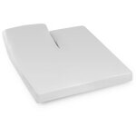 Linnea - drap housse relaxation uni coton alto - tr t�te relevable uniquement 2x100x220 cm