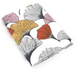 Linnea - drap plat percale pur coton ginkgo 180x290 cm