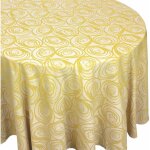 Linnea - nappe jacquard spirale ovale 180x300 cm