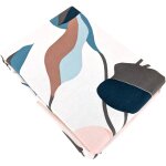 Linnea - parure de drap coton adouci lila 240x290 cm