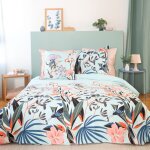 Linnea - parure de lit satin de coton paya 260x240 cm