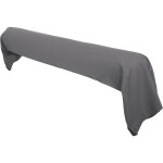 Taie de traversin uni coton alto 230x43 cm