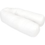 Linnea - traversin grizz'lit flotex fibre creuse polyester fibre polyester 180 cm