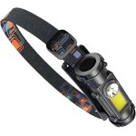 Linterna frontal led, usb recargable linterna de cabeza 850 l�menes luz frontal ipx4 imperm�able lampe ...