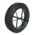 Roue pleine pour brouette -  38. 5 x 6. 5 cm - axe 20 mm linxor
