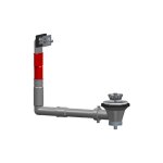 Lira - bonde � panier pour �vier gr� diam�tre 86 mm pour trou de 60 mm � trop plein