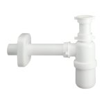 Lira - siphon bouteille blanc, pour évacuation évier professionnel, 40x49 Lira - siphon bouteille blanc, pour évacuation évier professionnel, 40x49