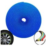 Liseret 3d autocollant pour 4 jantes - 8m - bleu